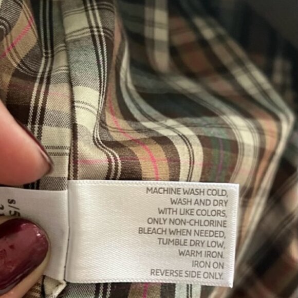 Old Navy Men's Corduroy Blazer Sport Coat Sz L Faded Dark Brown Plaid Lined NWOT - Picture 13 of 13